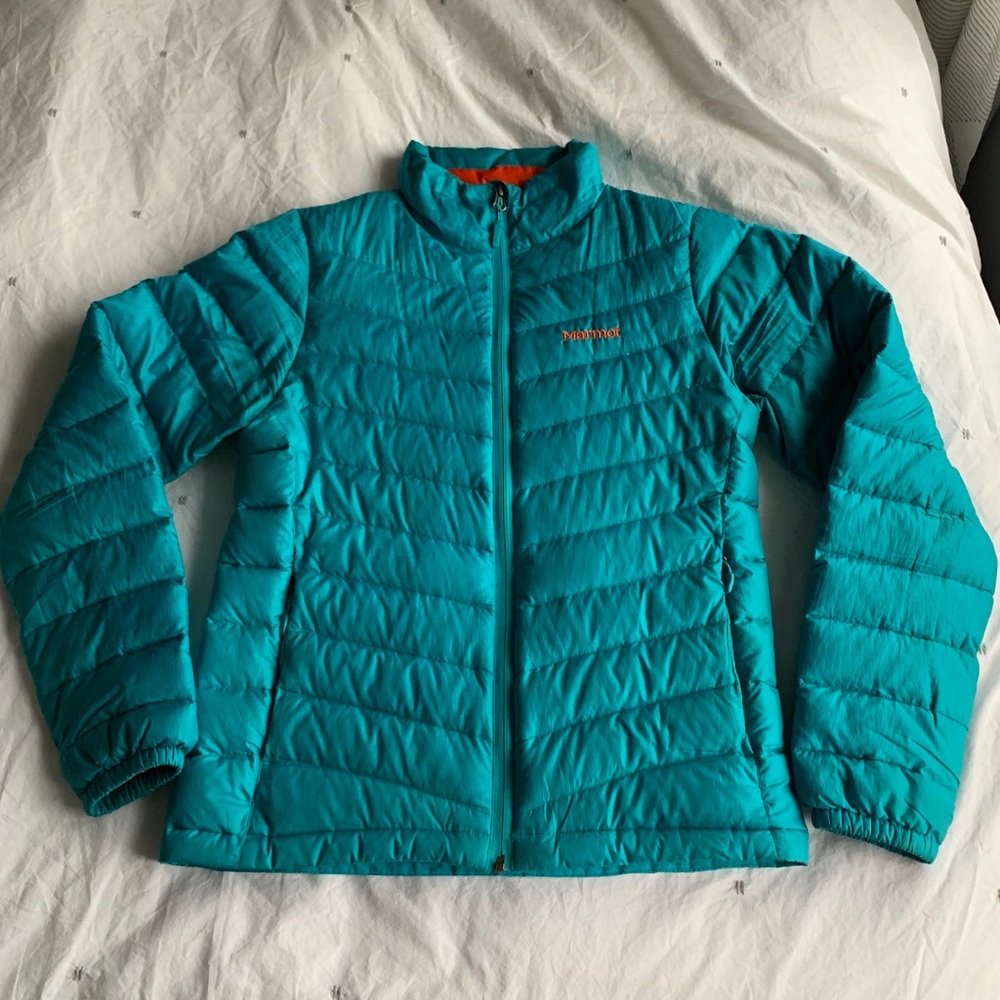 Marmot Teal Down Jacket Size S